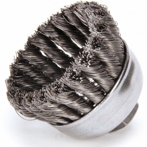 WEILER 13025 Knot Wire Cup Brush Threaded Arbor | AE9HUP 6JXD9