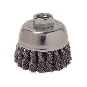 WEILER 13258 Knot Wire Cup Brush Threaded Arbor | AB2VVR 1PAJ6