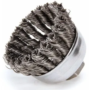 WEILER 13285 Knot Wire Cup Brush Threaded Arbor | AC8GZQ 3AC08