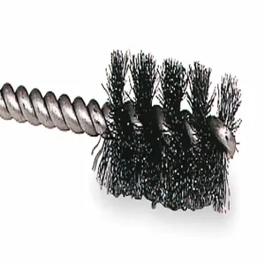 WEILER 91034 Power Single Spiral Tube Brush, Single Shank, 1 Inch Brush, 3 1/2 Inch Length | CH6NBX 61CY71