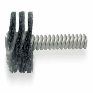 WEILER 91035 Power Single Spiral Tube Brush, Single Shank, 1 Inch Brush, 3 1/2 Inch Length | CH6NBY 61CY72