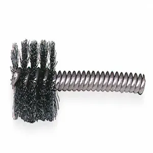 WEILER 91191 Power Single Spiral Brush, Single Shank, 1 Inch Brush, 3 1/2 Inch Length | CH6NDE 61CZ32