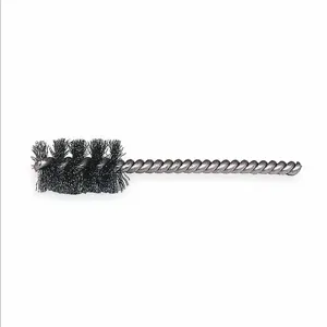 WEILER 91190 Tube Brush, Single Shank, 1.125 Inch Brush Dia., 1 Inch Brush Length, Steel | CN2RZX 21079 / 1PBD2