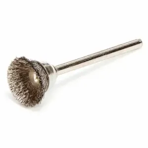 WEILER 91233 Miniature Cup Brush, 5/8 Inch Size Brush Dia, No Arbor Arbor Hole Size | CU9UWU 61CZ51