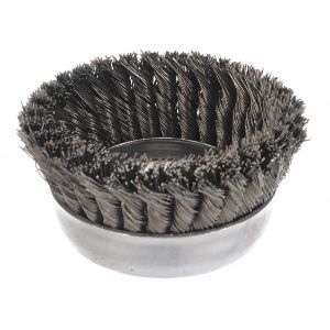 WEILER 12276 Knot Wire Cup Brush Threaded Arbor 5 Inch | AD7KZH 4F714