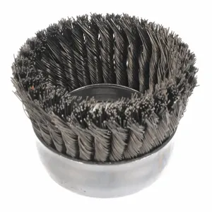 WEILER 12276 Knot Wire Cup Brush Threaded Arbor 5 Inch | AD7KZH 4F714