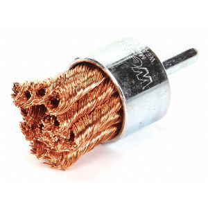 WEILER 10067 Knot Wire End Brush Bronze 1-1/8 Inch | AC6FYG 33M607