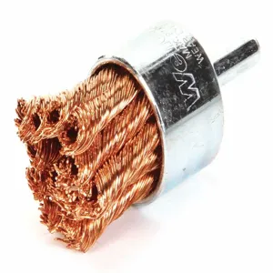 WEILER 10067 Knot Wire End Brush Bronze 1-1/8 Inch | AC6FYG 33M607