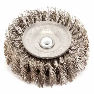 WEILER 08314 Twist Wire Wheel Brush Threaded Arbor | AE9HUG 6JXC6