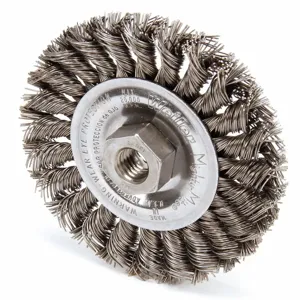 WEILER 13119 Twist Wire Wheel Brush Threaded Arbor | AC8GZZ 3AC16