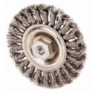 WEILER 13117 Twist Wire Wheel Brush Threaded Arbor | AE4AGW 5HD68