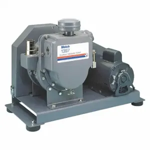 WELCH 1397B-46 Vacuum Pump, 1 hp, 1 Phase, 115/230VAC, 17.7 cfm Free Air Displacement | CU9UZE 6D733