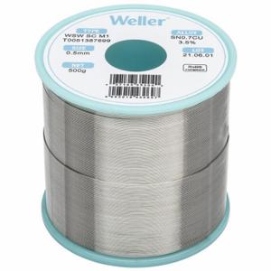 WELLER T0051387699 Solder Wire, 0.5 mm X 500 G, Sc M1, 99.3% Tin, 0.7% Copper | CU9VCC 799RK1