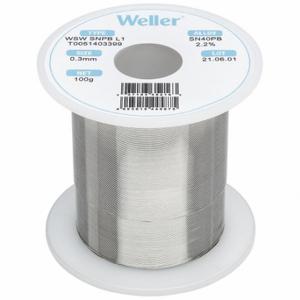WELLER T0051403399 Solder Wire, 0.3 mm X 100 G, Snpb L1, 60% Tin, 40% Lead | CU9VDA 799RM8