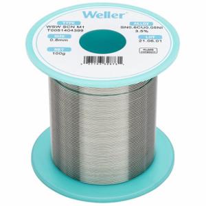 WELLER T0051404399 Solder Wire, 1 mm X 100 G, Scn M1, 99.3% Tin, 0.6% Copper, 0.05% Nickel | CU9VCE 799RM9