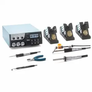 WELLER WXR3001N Solering Station, 3 Channel, 420 W, Desoldering Iron/Hot Air Tool/Soldering Iron, Wx/Xnt | CU9VGD 799RR0