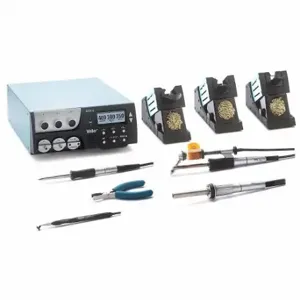 WELLER WXR3002N Solering Station, 3 Channel, 420 W, Desoldering Iron/Hot Air Tool/Soldering Iron | CU9VGC 799RP9