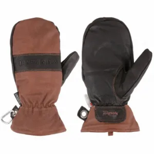 WELLS LAMONT Y77668XXL-GR Glove, Hydrahyde Blk/Brown, Mitten, PR, XXL | CU9VGU 378AM0