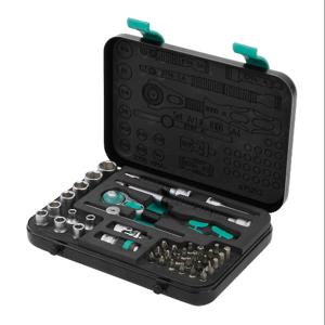 WERA TOOLS 05003535055 Driver Bit And Socket Set With Speed Ratchet, 1/4 Inch Drive, Sae, Pack Of 41 | CV6WFY