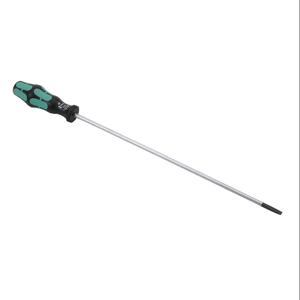 WERA TOOLS 05008060055 Slotted Extra Long Screwdriver, 5.5mm, 300mm Blade Length, Extra-Durable Black Point Tip | CV6VPW