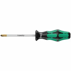 WERA TOOLS 05008740001 Screwdriver, #4 Tip Size, 12 Inch Length, 8 Inch Shank Length | CU9VTZ 6CME5