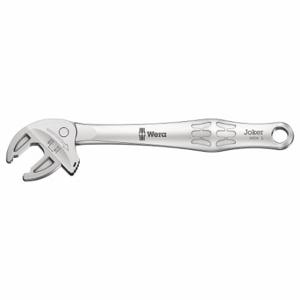 WERA TOOLS 05020101001 Adjustable Wrench, Steel, Satin Chrome, 8 13/16 Inch Overall Length, 3/4 Inch Jaw Capacity | CU9VLC 786XX7