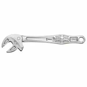 WERA TOOLS 05020102001 Adjustable Wrench, Satin Chrome, 12 11/16 Inch Overall Length | CU9VKY 786XX9