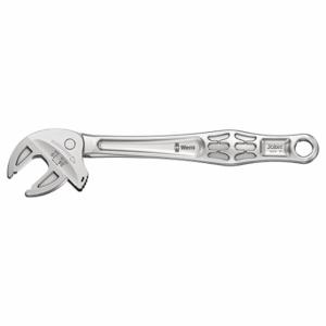 WERA TOOLS 05020104001 Adjustable Wrench, Satin Chrome, 10 3/32 Inch Overall Length, 15/16 Inch Jaw | CU9VKX 786XX8