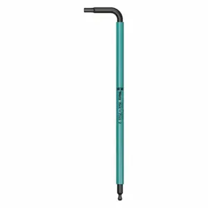 WERA TOOLS 05022602001 Hex Key, 1 Ball Ends, 2 mm Tip Size, Metric, Long, Alloy Steel, Black Oxide | CU9VMW 483F65