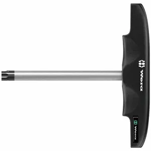 WERA TOOLS 05023370001 Torx Key, T9 Tip, 4 Inch Long Arm Length, Chrome, Short, Torx | CH6HKB 56HN47