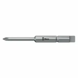 WERA TOOLS 05066852001 Socket Bit, 1/2 Inch Drive Size, Tri Wing Tip, F Tip Size, 1 47/64 Inch Length, Metric | CU9VVC 483G48