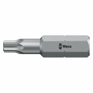 WERA TOOLS 05066920001 Bitorsion Torx Bit with Hexagon Drive, 10 Pack | CU9VPJ 738K36