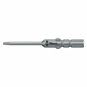 WERA TOOLS 05135403001 Power Bit, T4 Fastening Tool Tip Size, 1 9/16 Inch Bit Length, 4 mm Hex Shank Size, 10 PK | CU9VQR 30GE48