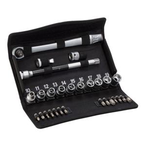 WERA TOOLS 05004078055 Socket Set With Switch Lever Ratchet, 1/2 Inch Drive, Metric, Pack Of 28 | CV6WGF