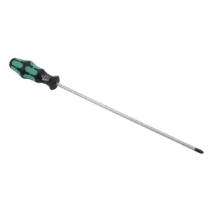 WERA TOOLS 05008730055 Phillips Extra Long Screwdriver, #2 Size, 300mm Blade Length | CV6VPY