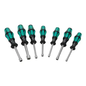 WERA TOOLS 05029510055 Nutdriver Set, Metric, Pack Of 7 | CV6UFK