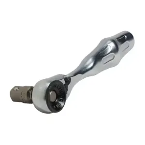 WERA TOOLS 05073230055 Mini Bit Ratchet, Switch Lever, 1/4 Inch Drive, 6 Deg. Return Angle | CV6VJY