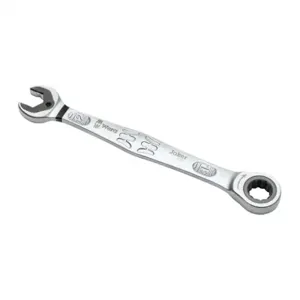 WERA TOOLS 05073272055 Ratcheting Combination Wrench, 12mm, Special Nut Holding Feature And Fine Tooth Ratchet | CV6XYF