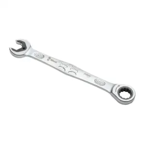 WERA TOOLS 05073275055 Ratcheting Combination Wrench, 15mm, Special Nut Holding Feature And Fine Tooth Ratchet | CV6XYJ