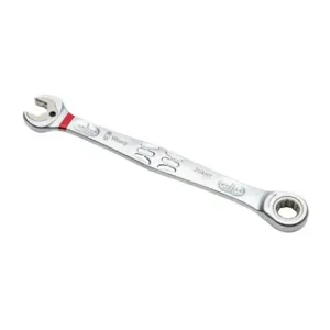 WERA TOOLS 05073281055 Ratcheting Combination Wrench, 3/8 Inch Size, Special Nut Holding Feature And Fine Tooth | CV6XYQ