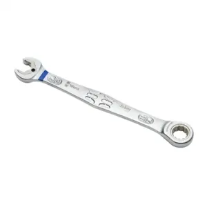 WERA TOOLS 05073282055 Ratcheting Combination Wrench, 7/16 Inch Size, Special Nut Holding Feature And Fine Tooth | CV6XYR