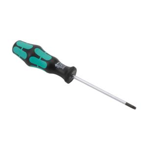 WERA TOOLS 05138262055 Tamper-Proof Torx Screwdriver, 100mm Blade Length, Extra-Durable Black Point Tip | CV6VQH