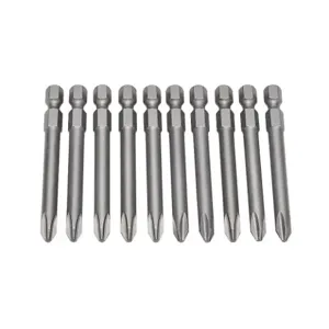 WERA TOOLS TW-DB-PH-2 General Purpose Driver Bit, #2 Size, 2.75 Inch Bit Length, 1/4 Inch Drive, Pack Of 10 | CV6PEW