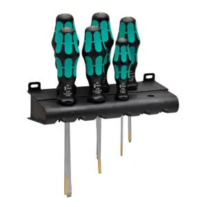 WERA TOOLS TW-SD-SET-1 Screwdriver Set, Pack Of 6 | CV6VRH