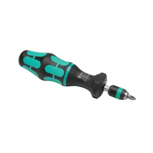 WERA TOOLS TW-TD-11-29 Adjustable Torque Screwdriver, 11-29 In-Lb Set Point, +/-6 Perc. Accuracy | CV6VRD