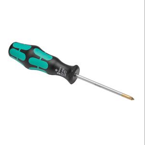 WERA TOOLS TW-SD-PH-1 Phillips Screwdriver, #1 Size, 80mm Blade Length, Laser-Etched Non-Slip Tip | CV6VQP