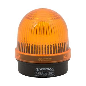 WERMA 20030000 Incandescent Industrial Signal Beacon, 57mm, Yellow, Permanent, IP65, Base Mount | CV6LUV