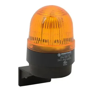 WERMA 20430075 Beacon Warning Light, LED, 24VAC/DC, 100000 hr Lamp Life, Dome, 4 7/32 Inch Height, 0 | CU9WEK 452U33