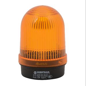 WERMA 21030000 Industrie-Hochsignalleuchte mit Glühlampe, 57 mm, gelb, permanent, IP65, Sockelmontage | CV6LYP