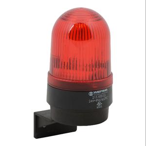 WERMA 21510055 Industrie-Hochsignalleuchte, 58 mm, rot, Blitzlicht, IP65, Halterungsmontage, 24 VDC | CV6MAF